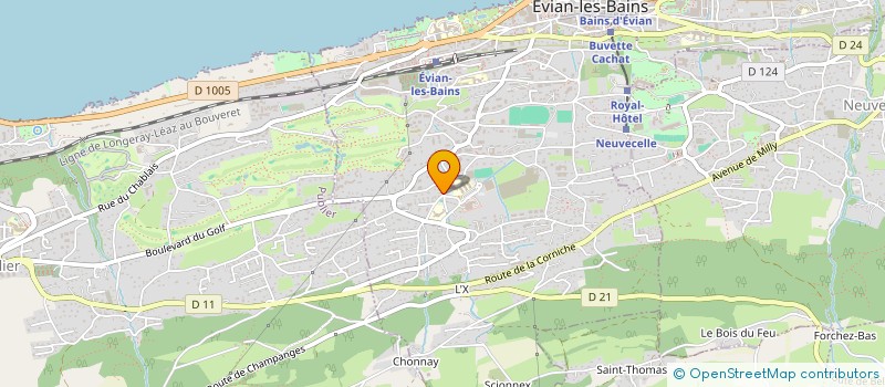 localisation de l'entreprise KAPEL  EVIAN-LES-BAINS