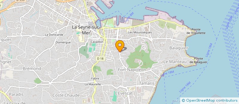 localisation de l'entreprise KAPELEC à LA SEYNE-SUR-MER