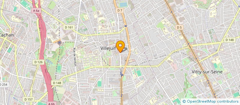 localisation de l'entreprise KAPEM  VILLEJUIF