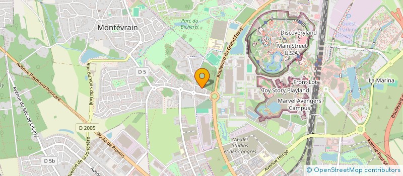 localisation de l'entreprise KAPERI  MONTEVRAIN