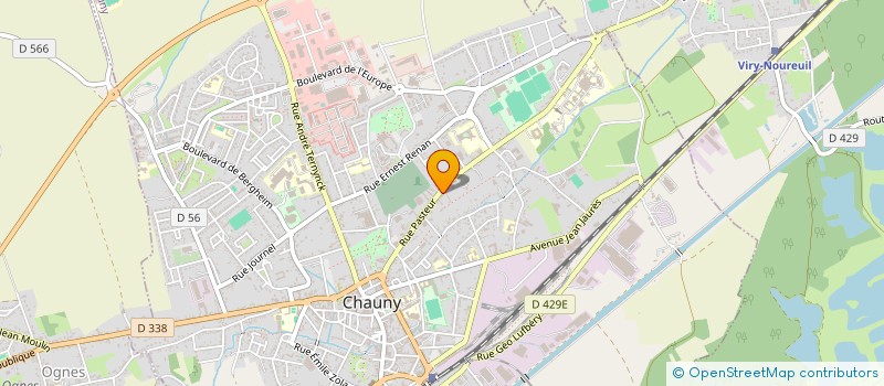 localisation de l'entreprise KAPERSKI ET LEWANDOWSKI à CHAUNY