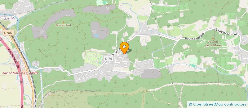 localisation de l'entreprise KAPES  MORNAS