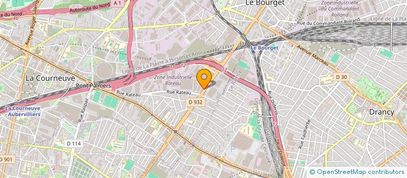 localisation de l'entreprise KAPESCO à LA COURNEUVE