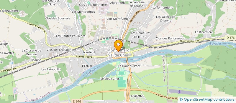 localisation de l'entreprise KAPHI à MONTRICHARD-VAL-DE-CHER