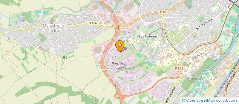 localisation de l'entreprise KAPI RH  MULHOUSE