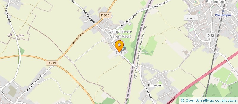 localisation de l'entreprise KAPIMMO  TEMPLEUVE-EN-PEVELE