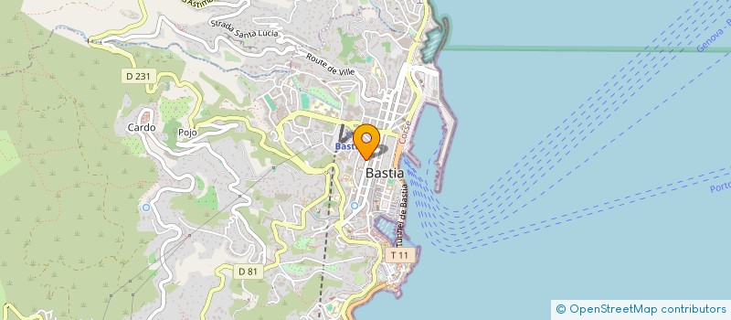 localisation de l'entreprise KAPIOKA à BASTIA