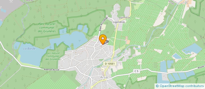 localisation de l'entreprise KAPIPA 33  ARSAC