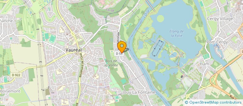 localisation de l'entreprise KAPIQ  VAUREAL