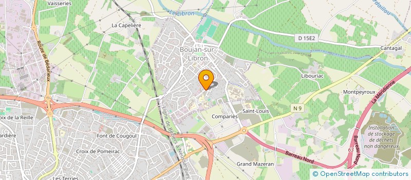 localisation de l'entreprise KAPITAINE SERVICES  BOUJAN-SUR-LIBRON