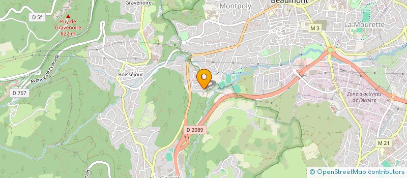 localisation de l'entreprise KAPITAL B  CEYRAT