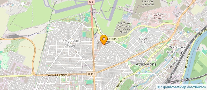 localisation de l'entreprise KAPITAL DATA à ATHIS-MONS