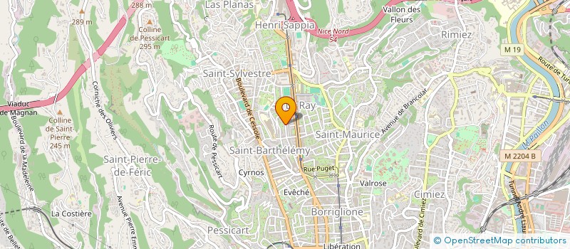 localisation de l'entreprise KAPITOLINA à NICE