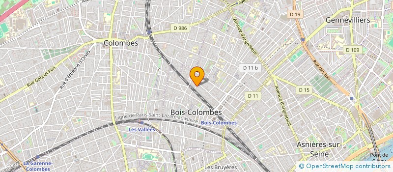 localisation de l'entreprise KAPLA IMMOBILIER à BOIS-COLOMBES