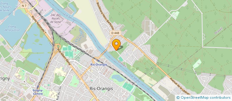 localisation de l'entreprise KAPLAN à DRAVEIL