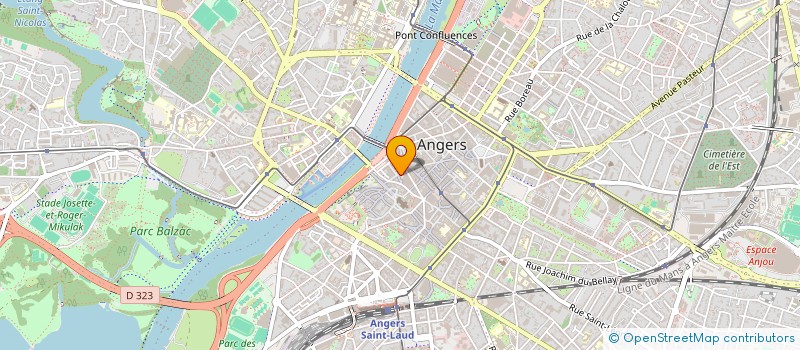 localisation de l'entreprise KAPLAN à ANGERS