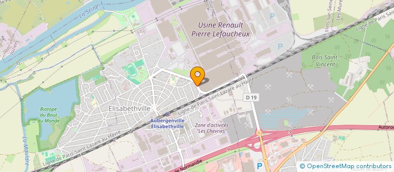 localisation de l'entreprise KAPLAN  AUBERGENVILLE