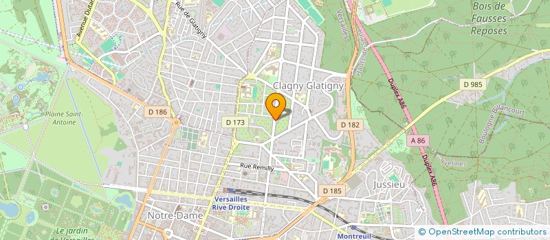 localisation de l'entreprise KAPLAN CONSEIL ET REALISATIONS à VERSAILLES