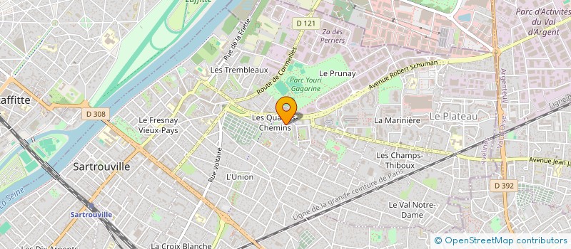 localisation de l'entreprise KAPLANF.25.BT.J. à SARTROUVILLE