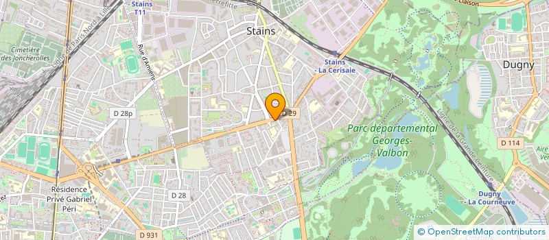localisation de l'entreprise KAPNET à STAINS