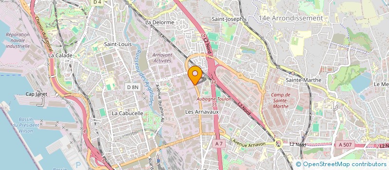 localisation de l'entreprise KAPORAL SERVICES à MARSEILLE