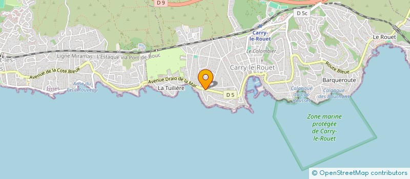 localisation de l'entreprise KAPP  CARRY-LE-ROUET