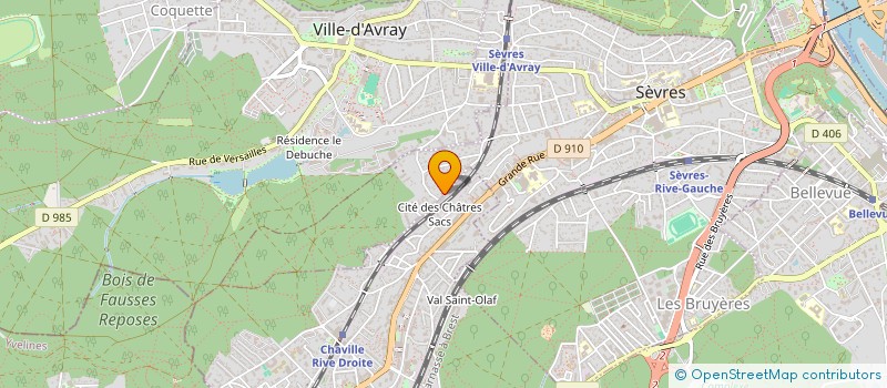 localisation de l'entreprise KAPPA OPERATIONAL SERVICES à SEVRES