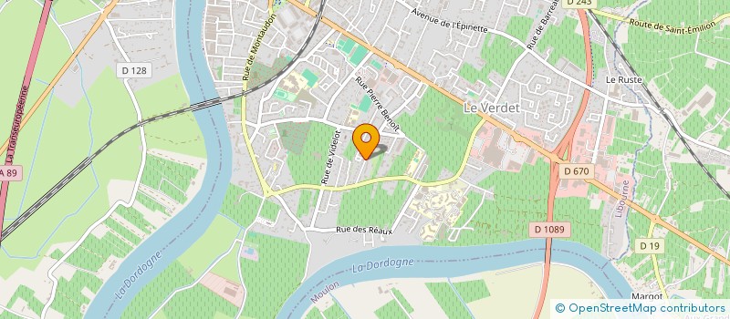 localisation de l'entreprise KAPPA SERVICES 33 à LIBOURNE