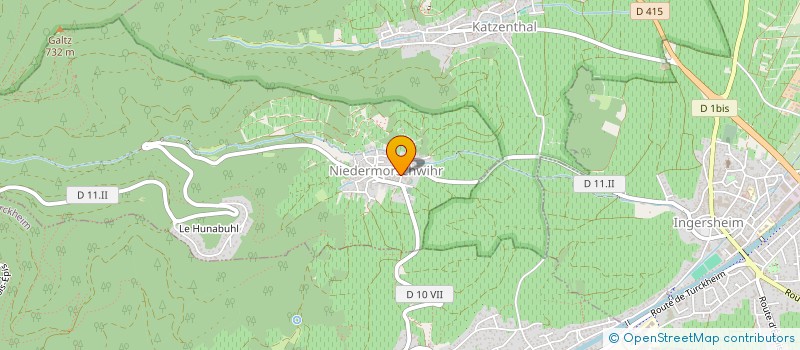 localisation de l'entreprise KAPPELENWEG  NIEDERMORSCHWIHR