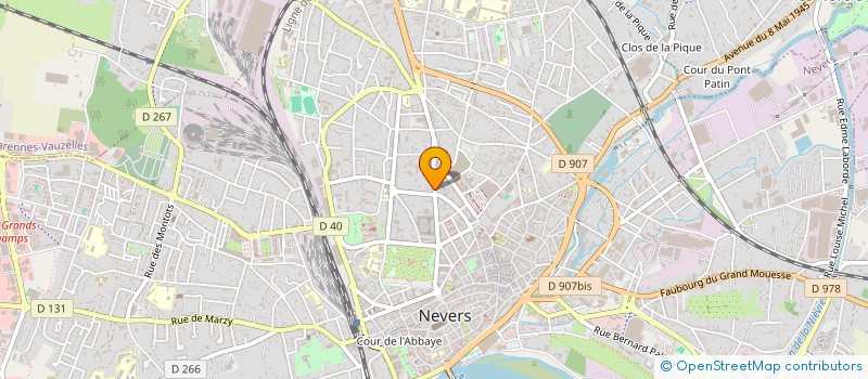 localisation de l'entreprise KAPPELI GIRALDI BERMEUR à NEVERS