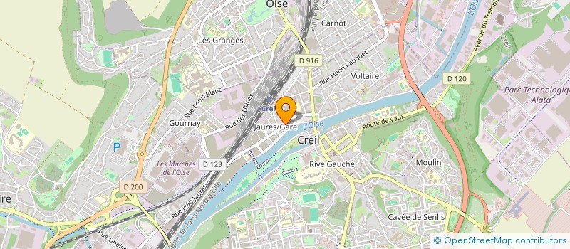 localisation de l'entreprise KAPPO WOK & SUSHI  CREIL