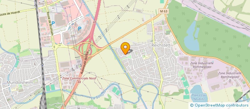 localisation de l'entreprise KAPPUSIN  DINGSHEIM