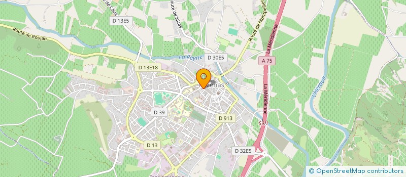 localisation de l'entreprise KAPRICE à PEZENAS