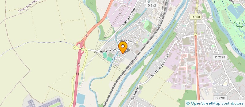 localisation de l'entreprise KAPRICE à VILLENOY