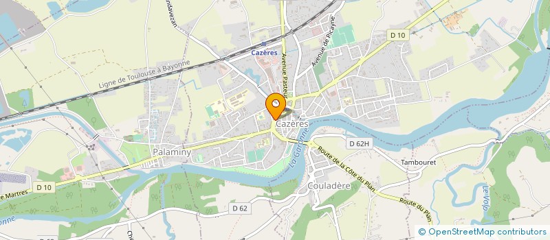 localisation de l'entreprise KAPRICES à CAZERES