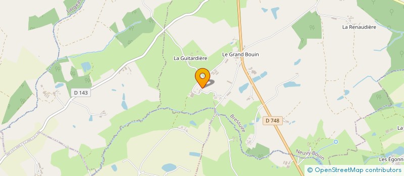 localisation de l'entreprise KAPRODENE  NEUVY-BOUIN