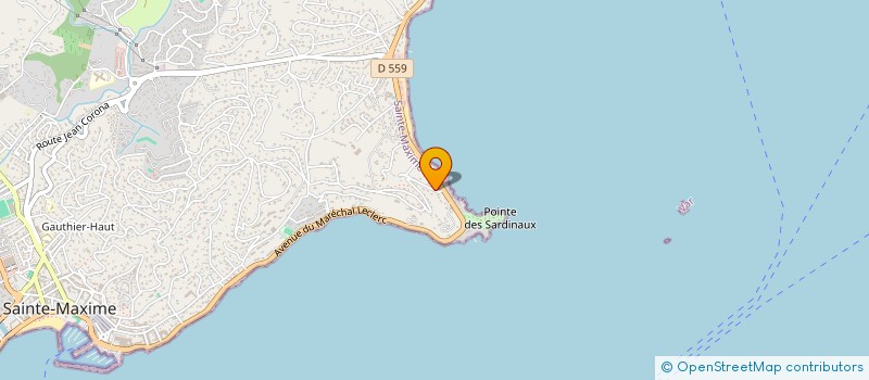 localisation de l'entreprise KAPS à SAINTE-MAXIME