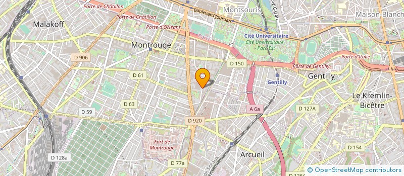 localisation de l'entreprise KAPSI WORLD  MONTROUGE