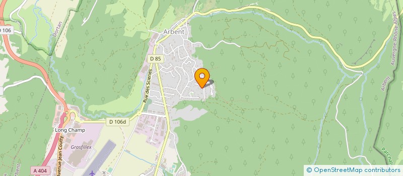 localisation de l'entreprise KAPSUN à ARBENT