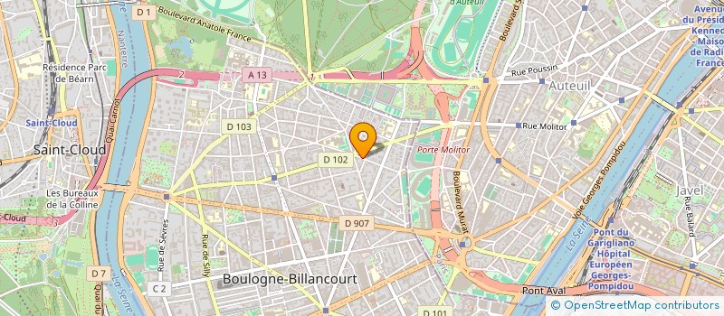 localisation de l'entreprise KAPTEK  BOULOGNE-BILLANCOURT