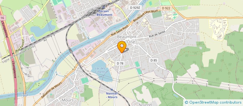 localisation de l'entreprise KAPTEN  BEAUMONT-SUR-OISE