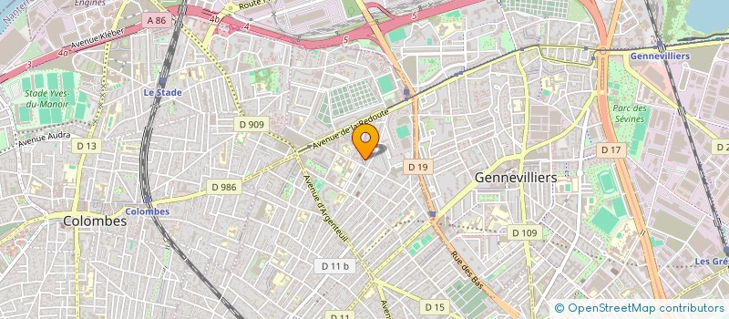 localisation de l'entreprise KAPTEN SERVICES  ASNIERES-SUR-SEINE