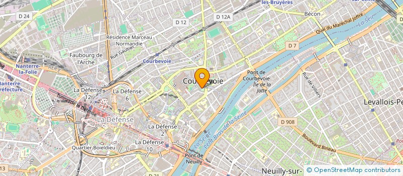 localisation de l'entreprise KAPUCH' PROD à COURBEVOIE