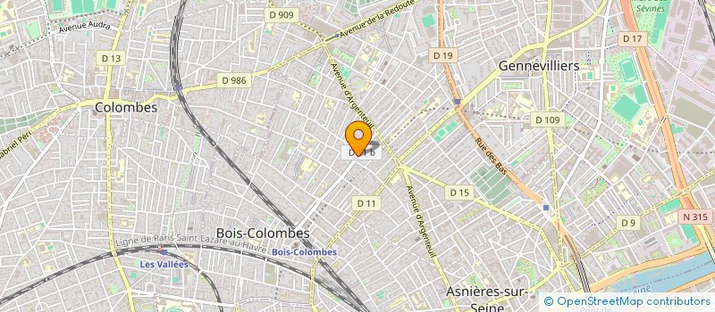 localisation de l'entreprise KAR BAT à BOIS-COLOMBES