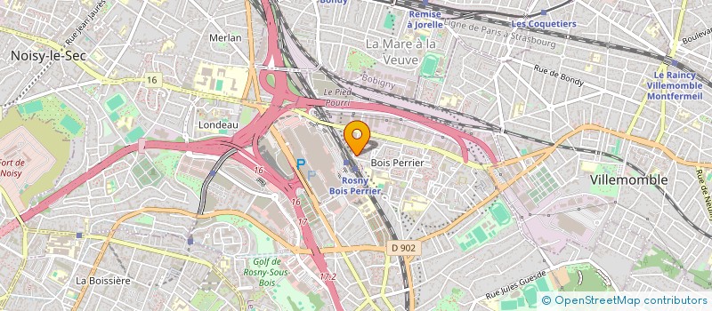 localisation de l'entreprise KAR GO à ROSNY-SOUS-BOIS