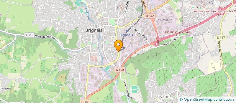 localisation de l'entreprise KAR-LAJ à BRIGNAIS