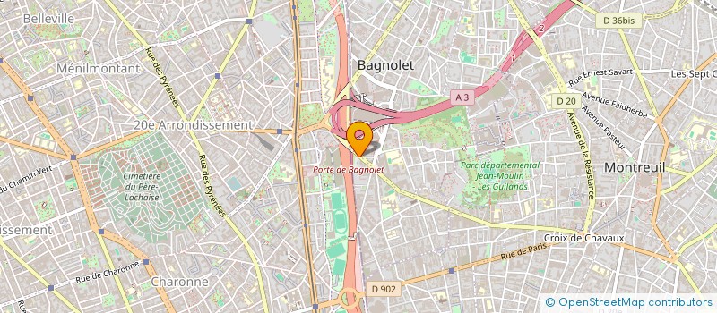 localisation de l'entreprise KAR LOCATION à BAGNOLET