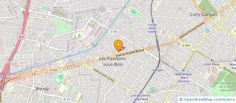 localisation de l'entreprise KARA à LES PAVILLONS-SOUS-BOIS