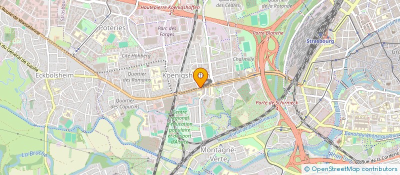 localisation de l'entreprise KARA 67 à STRASBOURG