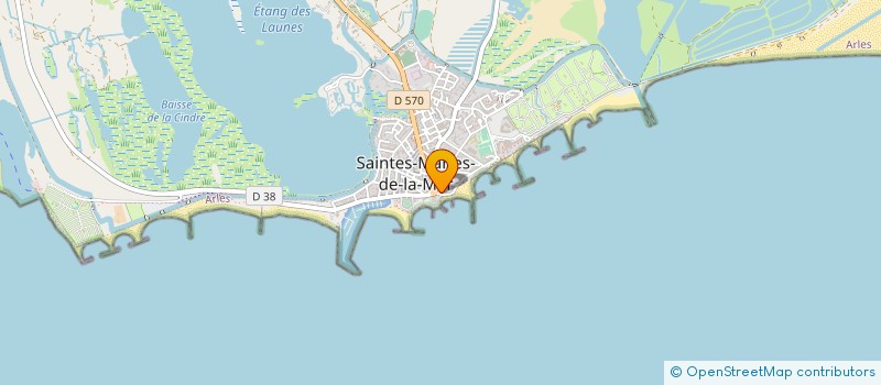 localisation de l'entreprise KARA à SAINTES-MARIES-DE-LA-MER